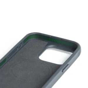 Mujjo iPhone 15 Pro Impact Case mit strukturierter Innenseite, erhöhten Bumper-Kanten und Kameraausschnitt