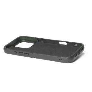 Mujjo Shield Case für iPhone 16 Pro Max in Schwarz, mit MagSafe-Kompatibilität und schützendem Kameraausschnitt