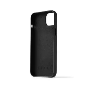 Étui portefeuille en cuir noir Mujjo pour iPhone 15 Plus et 14 Plus avec découpe pour l’appareil photo